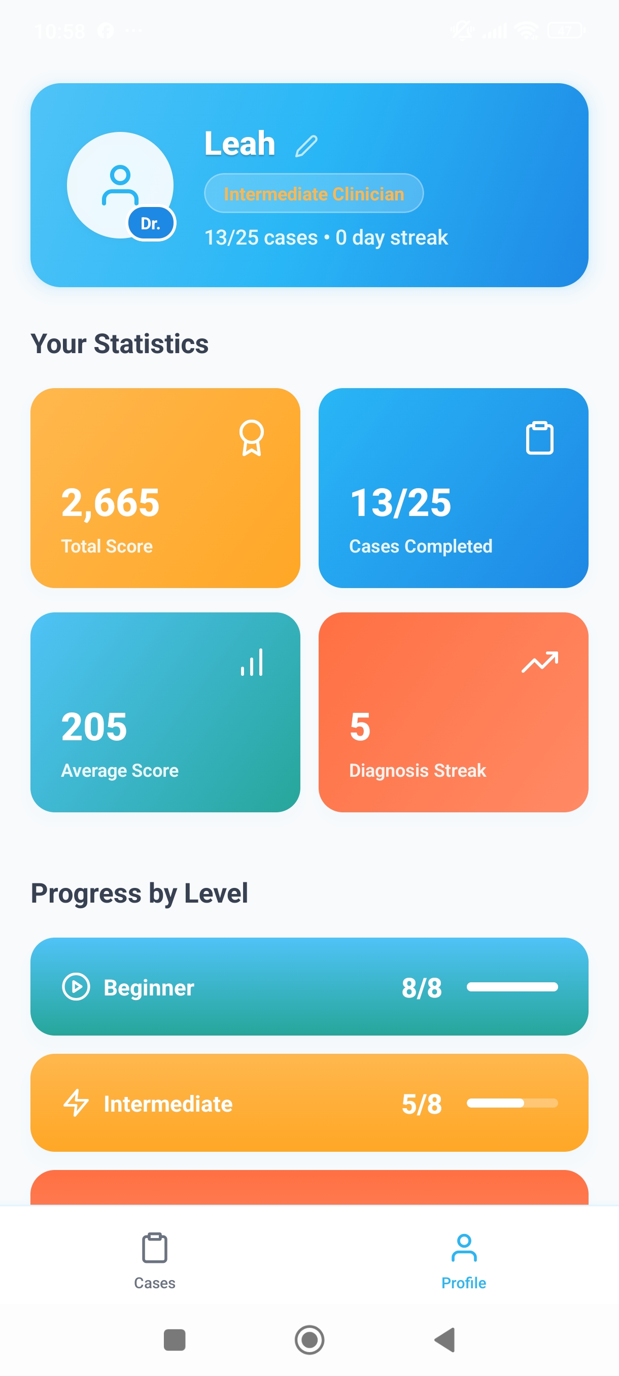 Profile & Stats